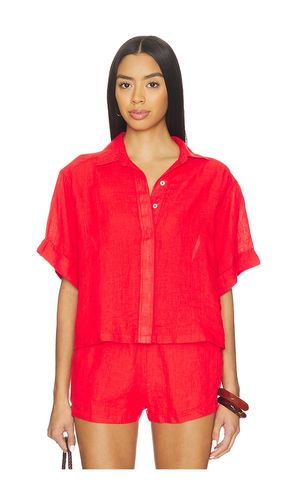 Linen Button Up Top in . Taglia M/L. Also in XS/S - PQ - Modalova