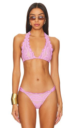 Lace Halter Bikini Top in Pink. - size L (also in M, S) - PQ - Modalova