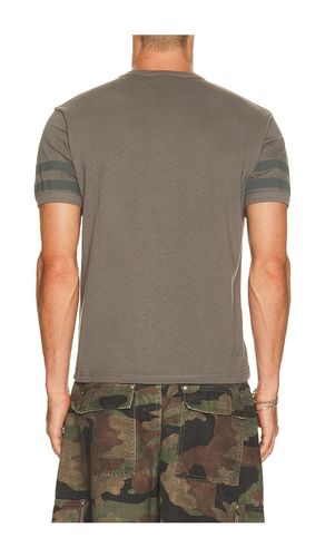 Mermaid Ringer Tee Shirt in Grey. - size L (also in M, S, XL/1X) - Palmes - Modalova