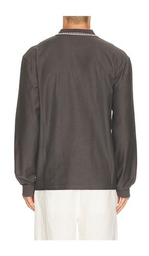 Panel Long Sleeve Zip Polo in . Taglia L. Also in M, S, XL/1X - Palmes - Modalova
