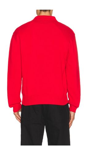 Cotton Long Sleeve Knit Polo in . Taglia L. Also in M, S, XL/1X - Palmes - Modalova