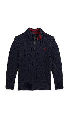 Kids Long Sleeve Cotton Cable Knit Half Zip Sweater in . Size 2. Also in 3, 4, 5 - Polo Ralph Lauren - Modalova