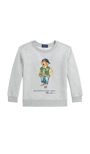 Kids Bear Crewneck in Grey. - size 2 (also in 3, 4, 5, 6) - Polo Ralph Lauren - Modalova