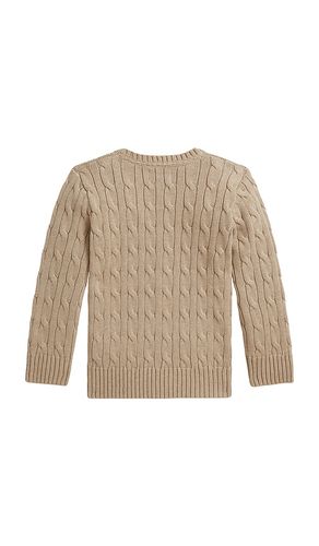 Kids Long Sleeve Cotton Cable Knit Crewneck Sweater in . Size 2. Also in 3, 5, 6 - Polo Ralph Lauren - Modalova