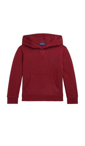 Kids Fleece Hoodie in Red. - size 3 (also in 2, 4, 5, 6) - Polo Ralph Lauren - Modalova