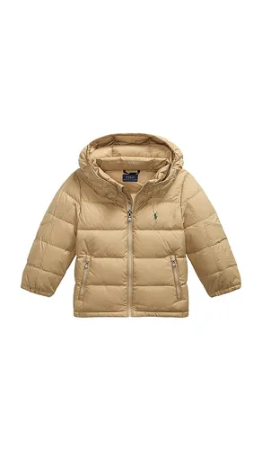 Kids Recycled Polyester Ripstop Gorham Jacket With Removable H in Tan. - size 3 (also in 4, 5) - Polo Ralph Lauren - Modalova