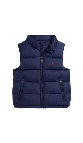 Kids Recycled Polyester Ripstop Gorham Vest in Navy. - size 2 (also in 4, 5, 6) - Polo Ralph Lauren - Modalova