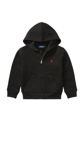 Kids Full-Zip Hoodie in Black. - size 2 (also in 3, 4) - Polo Ralph Lauren - Modalova