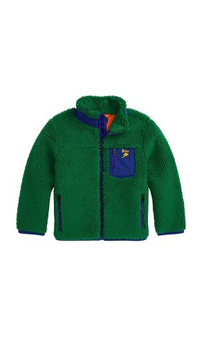 Kids Full-zip Fleece Sweatshirt in Green. - size 2 (also in 3, 4, 5) - Polo Ralph Lauren - Modalova