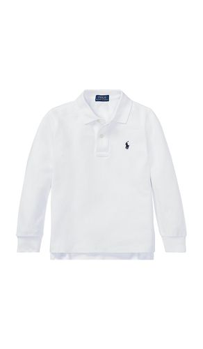 Kids Long Sleeve Knit Basic Cotton Mesh Polo Shirt in . Size 2. Also in 3, 4, 6, 7 - Polo Ralph Lauren - Modalova