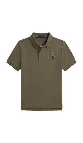 Kids Short-sleeve Mesh Knit Collared Polo With Bear in . Size 2. Also in 4 - Polo Ralph Lauren - Modalova