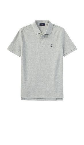 Kids Short-Sleeve Basic Mesh Polo in Grey. - size 3 (also in 2, 4, 5, 6) - Polo Ralph Lauren - Modalova