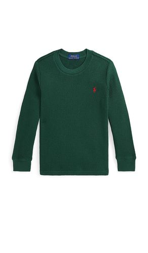 Kids Waffle Knit Top in Green. - size 2 (also in 3, 4, 6) - Polo Ralph Lauren - Modalova