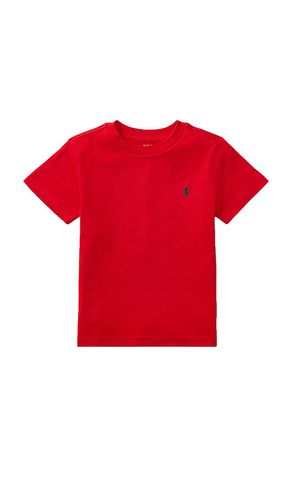 Kids Short-Sleeve Crewneck T-Shirt in Red. - size 2 (also in 3, 5) - Polo Ralph Lauren - Modalova