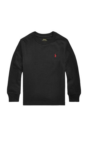 Kids Long-Sleeve Crewneck T-Shirt in Black. - size 3 (also in 2, 5) - Polo Ralph Lauren - Modalova