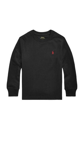 Kids Long-Sleeve Crewneck T-Shirt in Black. - size 3 (also in 4, 5) - Polo Ralph Lauren - Modalova