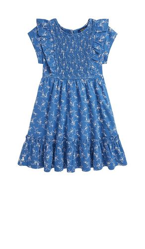 Kids Ruffle Dress in Blue. - size 3 (also in 4, 5, 6) - Polo Ralph Lauren - Modalova