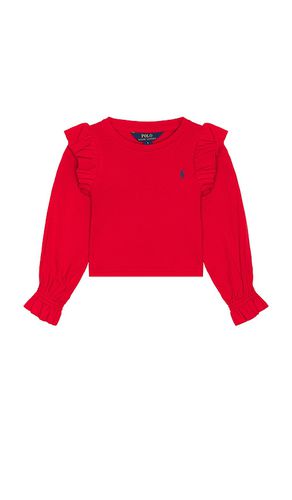 Kids Rib Ruffle Crewneck in . - size 2 (also in 3, 4, 5, 6) - Polo Ralph Lauren - Modalova