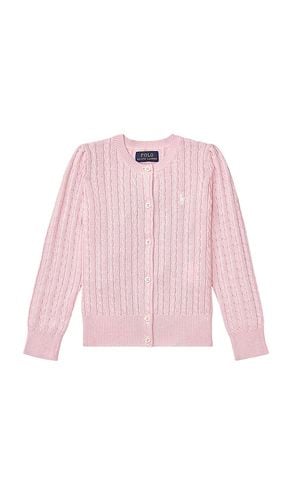 Kids Cable-Knit Cardigan in Pink. - size 2 (also in 3, 4, 5) - Polo Ralph Lauren - Modalova