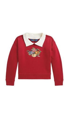 SWEATSHIRT RUFFLE COLLAR in . Größe 6. Also in 2, 3, 4, 5, 6X - Polo Ralph Lauren - Modalova