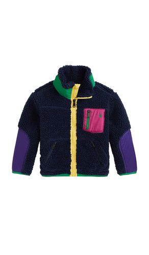 Kids Fleece Zip Up in Navy. - size 2 (also in 3, 4, 5, 6) - Polo Ralph Lauren - Modalova