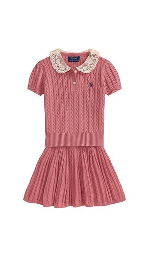 SET CABLE-KNIT COLLARED in . Größe 2. Also in 3, 4, 5, 6, 6X - Polo Ralph Lauren - Modalova