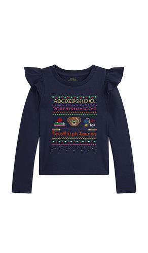 Kids Bear Graphic Top in Navy. - size 2 (also in 3, 5, 6) - Polo Ralph Lauren - Modalova