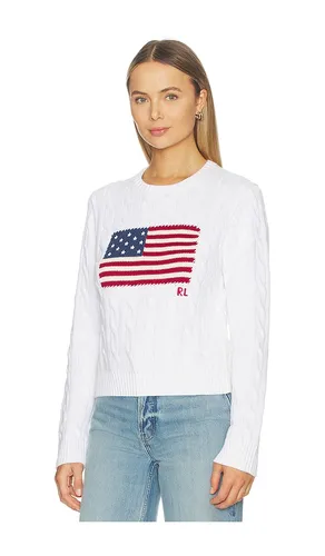 Cotton Crewneck Pullover Sweater in White. - size L (also in S, XL, XXL) - Polo Ralph Lauren - Modalova