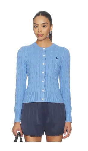 Cotton Long Sleeve Cardigan in Blue. - size L (also in M, S) - Polo Ralph Lauren - Modalova