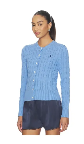 Cotton Long Sleeve Cardigan in Blue. - size L (also in M, S) - Polo Ralph Lauren - Modalova