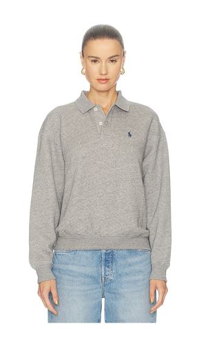 Fleece Polo Long Sleeve Sweater in . Size L. Also in M - Polo Ralph Lauren - Modalova