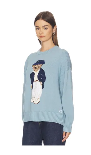 Cotton Bear Crew Neck Pullover in Blue. - size L (also in M, S, XL) - Polo Ralph Lauren - Modalova