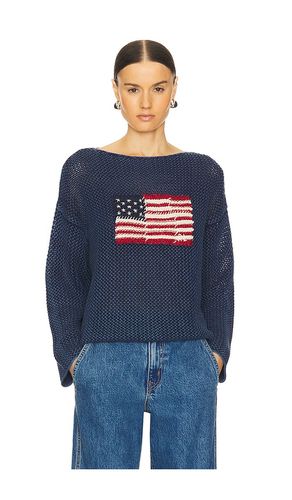 Flag Pullover Sweater in Navy. - size XL (also in XXL, XXS) - Polo Ralph Lauren - Modalova