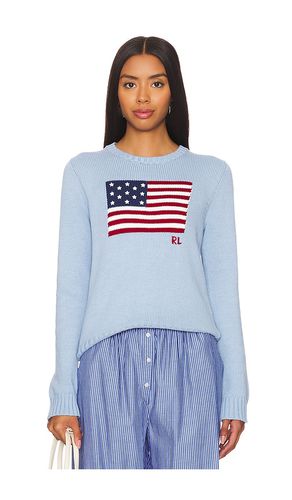 Flag Long Sleeve Pullover in Blue. - size L (also in S, XL, XS, XXS) - Polo Ralph Lauren - Modalova