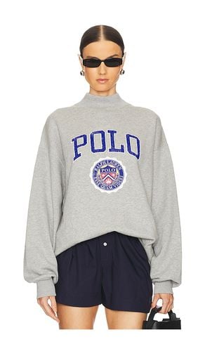 Mock Neck Sweatshirt in Grey. - size L (also in XL) - Polo Ralph Lauren - Modalova