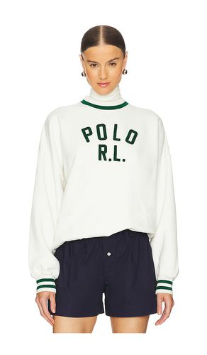 Vintage Fleece Polo Sweatshirt in White. - size L (also in M, S, XL, XS) - Polo Ralph Lauren - Modalova