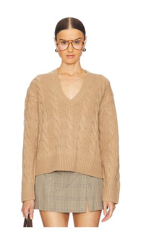 Cable Knit Long Sleeve Pullover in Tan. - size L (also in S) - Polo Ralph Lauren - Modalova