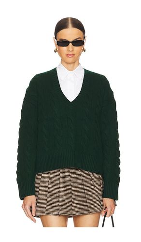 Cable Knit Long Sleeve Pullover in Green. - size L (also in S, XL, XS) - Polo Ralph Lauren - Modalova