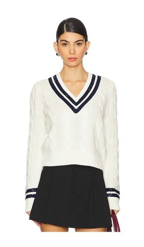 Sequined Wool-cashmere Cricket Sweater in Cream. - size L (also in M, S, XL) - Polo Ralph Lauren - Modalova