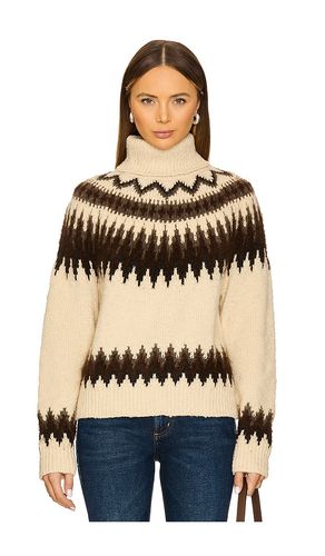 Fair Isle Wool-blend Turtleneck in Cream,Brown. - size L (also in M) - Polo Ralph Lauren - Modalova