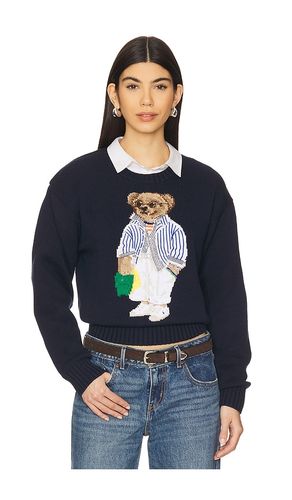 Polo Bear Cotton Crewneck Sweater in Navy. - size L (also in M, S, XL, XS) - Polo Ralph Lauren - Modalova