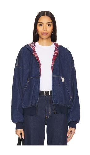 Oversize Denim Hooded Jacket in Blue. - size L (also in M, S, XS, XXS) - Polo Ralph Lauren - Modalova