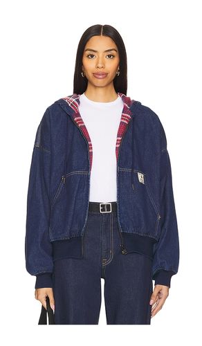 Oversize Denim Hooded Jacket in Denim-Medium. - size L (also in S, XS, XXS) - Polo Ralph Lauren - Modalova