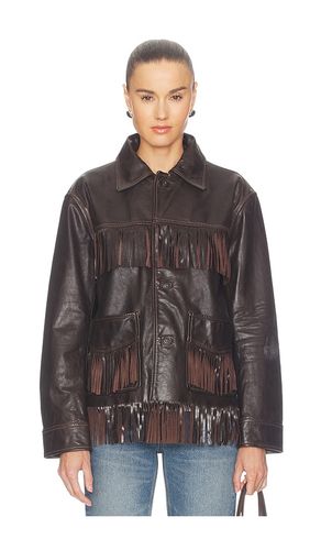 Cow Leather Jacket in Chocolate. - size L (also in M, S) - Polo Ralph Lauren - Modalova