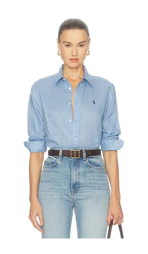Linen Long Sleeve Button Front Shirt in . Size L. Also in XL, XS - Polo Ralph Lauren - Modalova
