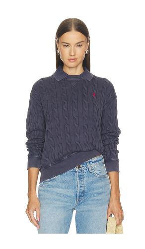 OBERTEIL POLO KNIT COLLAR POLO in . Größe L. Also in M, S - Polo Ralph Lauren - Modalova