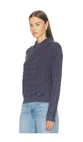 OBERTEIL POLO KNIT COLLAR POLO in . Größe L. Also in M, S - Polo Ralph Lauren - Modalova