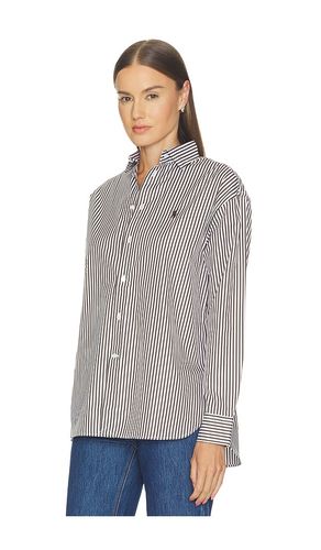Cotton Long Sleeve Blouse in Brown. - size L (also in M, XL) - Polo Ralph Lauren - Modalova