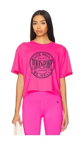 Short Sleeve Crop Tee in Pink. - size L (also in M, S, XL, XS) - Polo Ralph Lauren - Modalova