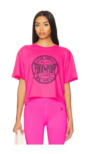 Short Sleeve Crop Tee in Pink. - size L (also in M, S, XL, XS, XXS) - Polo Ralph Lauren - Modalova